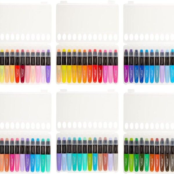 KINGART GEL STICK Set, Artist Pigment Crayons, 72 Unique Colors, Water Soluble, Creamy, and Odorless, Use on Paper, Wood, Canvas and more