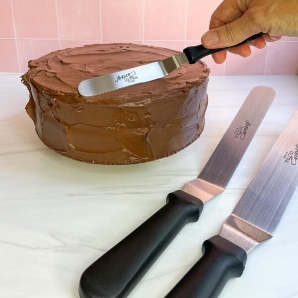 Ateco Ultra Offset Spatula with 4.25" x 0.75" Stainless Steel